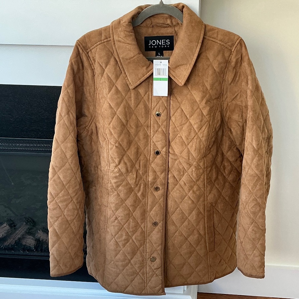 Women’s Jones New York Quilted Snap Front Jacket